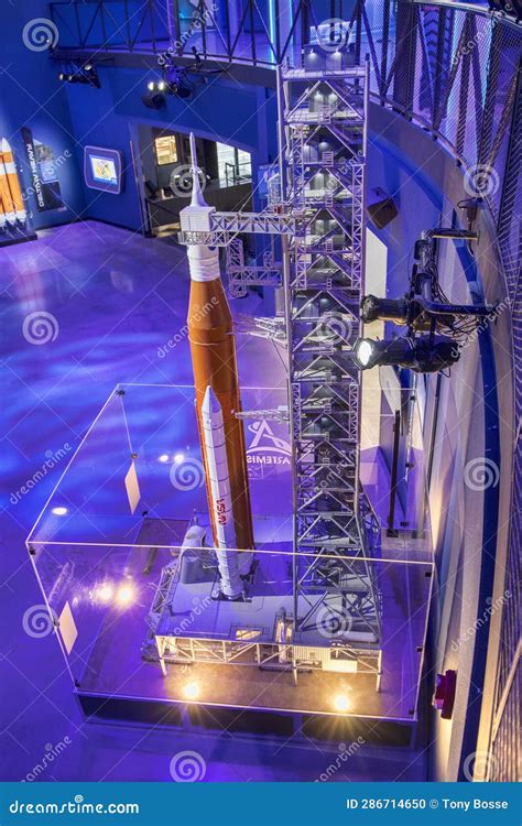 Artemis With Launch Pad Replica In The Gateway Complex Editorial Image