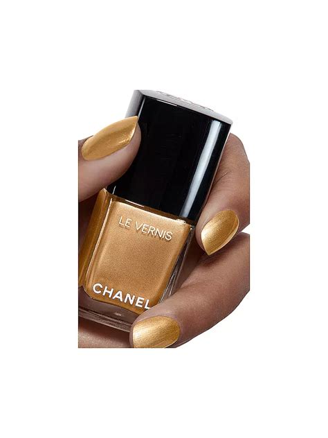 CHANEL NAGELLACK FARBE UND GLANZ MIT LANGEM HALT 13ML Gold