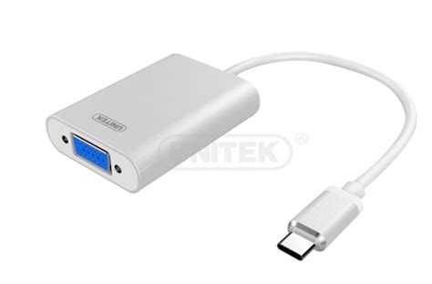 Cáp chuyển đổi USB 3 1 type C sang VGA Unitek Y 6308 giá tốt tại Hà Nội