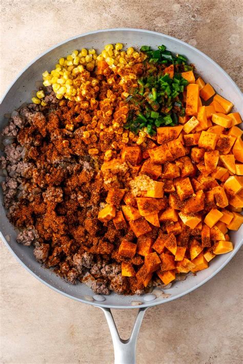 Ground Beef And Sweet Potatoes Skillet Ground Beef Recipes