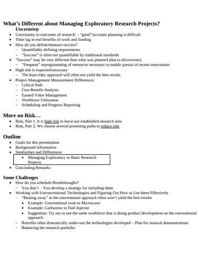 Exploratory Research Examples 10 Examples Pdf