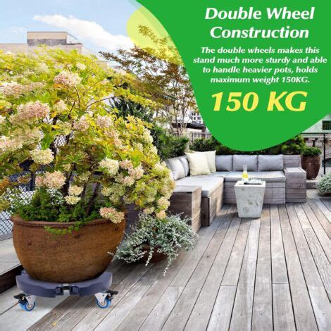 Porte Plante A Roulettes Support Plante Cm R Glable Pour Pot De