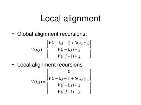 Ppt Local Alignment And Blast Powerpoint Presentation Free Download