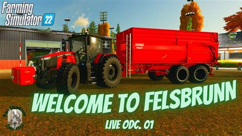 Farming Simulator 22 FELSBRUNN LIVE01 2K60FPSSIECZKA SŁONECZNIK