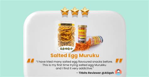 Salted Egg Murukku Tipsandtitbits