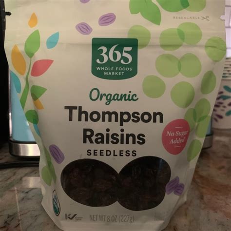 365 Whole Foods Market Organic Thompson Raisins Reviews Abillion