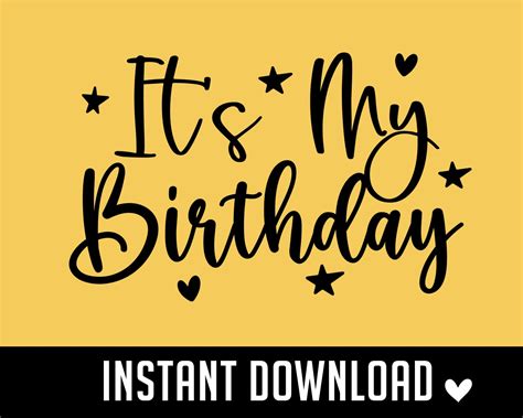 It S My Birthday Svg Happy Birthday Svg Birthday Girl Etsy