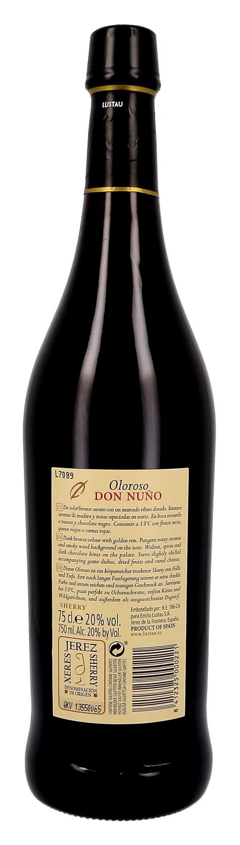 Sherry Emilio Lustau Dry Oloroso Cl Don Nuno Nevejan