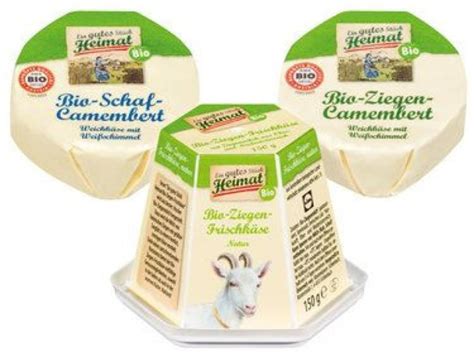 EIN GUTES STÜCK HEIMAT BIO Bio Schaf Camembert oder Ziegenkäse