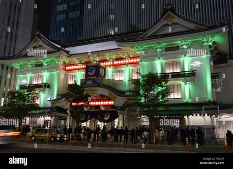 TOKYO, Japan - The refurbished Kabukiza theater in Tokyo's Ginza ...