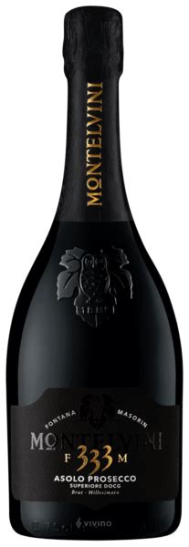 Montelvini FM 333 Asolo Prosecco Superiore Brut Millesimato Vivino US