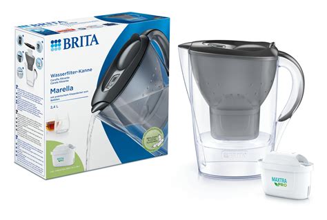 BRITA Wasserfilter Kanne Marella blau Farbe wählen Graphit