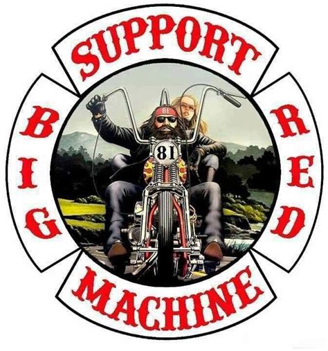 Support Big Red Machine Support Hamc Red Devils Mc