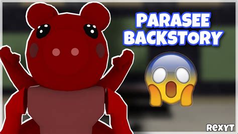 The Origin Of Parasee Skin In Piggy Roblox First Story Youtube