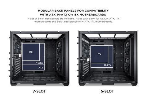 Lian Li O11 Air Mini Black Spcc Aluminum Tempered Glass Atx Mini Tower Computer Case