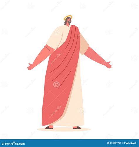 Jesus Christ with Outstretched Arms As Symbol of Welcoming and Love ...