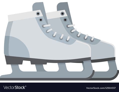 Ice Skating Shoes Royalty Free Vector Image VectorStock