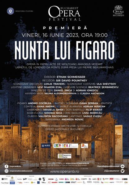 Premiera Nunta Lui Figaro Deschide Cea De A Doua Edi Ie A Bucharest