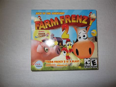 Brand New Sealed Farm Frenzy 2 Bonus Edition Jewel Quest Pc 2008