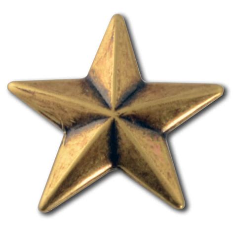 Beveled Star Lapel Pin Star Recognition Pins