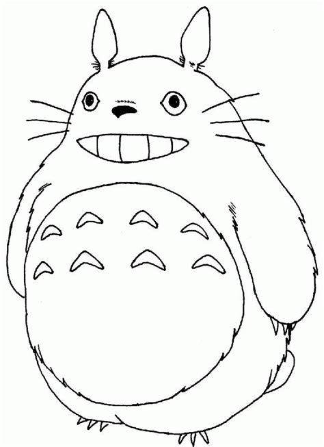 Totoro Para Pintar 1 2 Totoro Desenhos Colorir