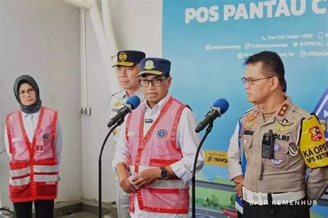 Menhub Pergerakan Kendaraan Lancar Dan Terkendali Pada Puncak Arus Balik