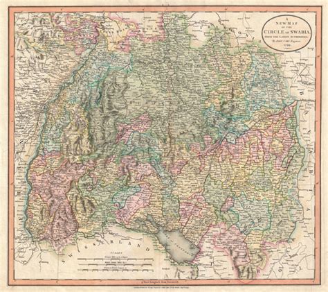 A New Map of the Circle of Swabia, from the Latest Authorities ...