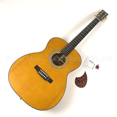 East Luthier Solid Sitka Spruce Top 40 Om Acoustic Guitar China Acoustic Guitar And Spruce