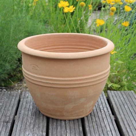 Kreta Keramik Terracotta Planter Flower Pot Cm Handmade And