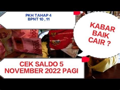 Cek Saldo Pkh Tahap Dan Bpnt Oktober November Hasilnya Cair Pkh