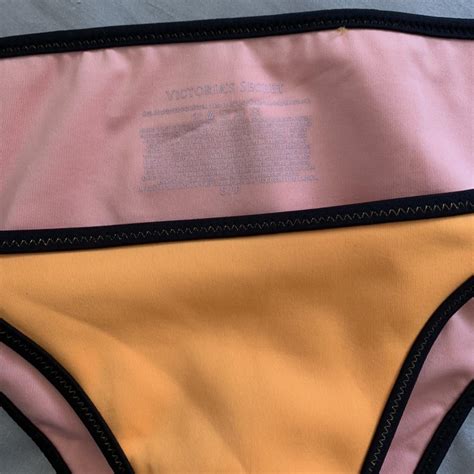 Victoria Secret Orange Bikini Bottom Never Worn Depop
