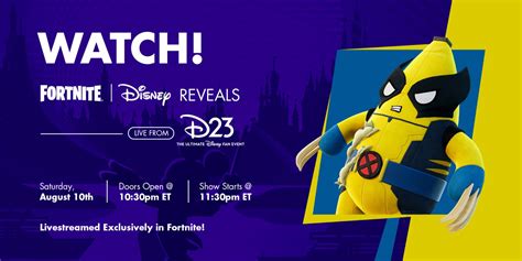 What Are You Hoping To See In The Fortnite X Disney D23 Livestream