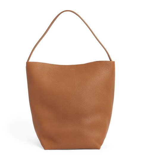 The Row Leather N S Park Tote Bag In Natural Lyst