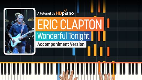 Wonderful Tonight By Eric Clapton Piano Tutorial Hdpiano