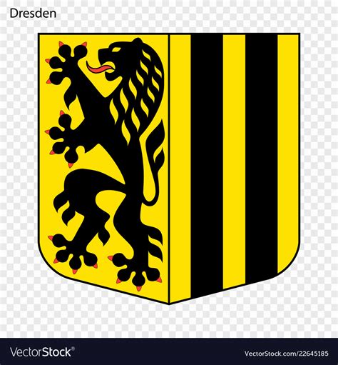 Emblem Of Dresden Royalty Free Vector Image Vectorstock