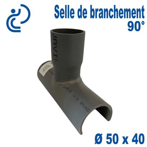 Selle de Branchement 50x40 à 90 PVC à coller