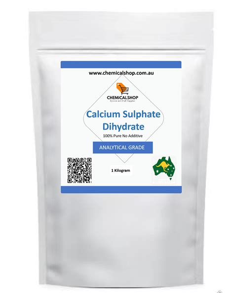 Gypsum Powder Organic Food Grade Calcium Sulfate Dihydrate Caso H O