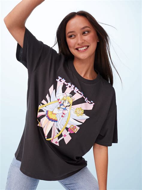 Jayjays Sailor Moon Stars Oversized Tee