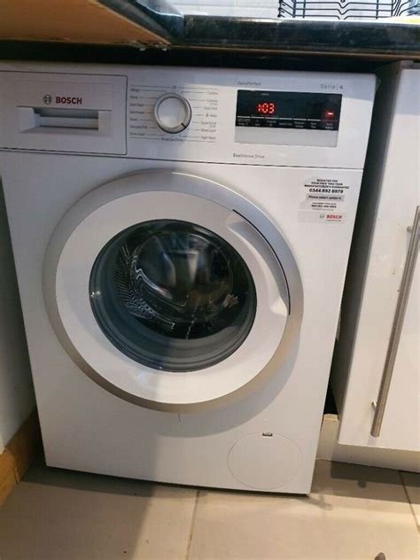 Bosch Wan Gb Kg Spin Washing Machine In White Reviewlive