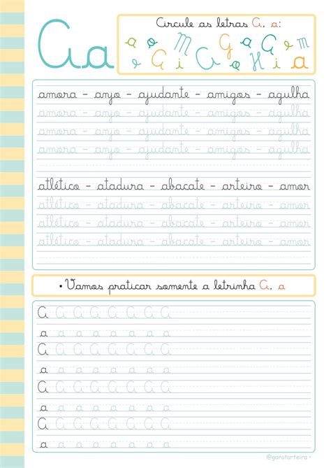 Letras Caderno De Caligrafia