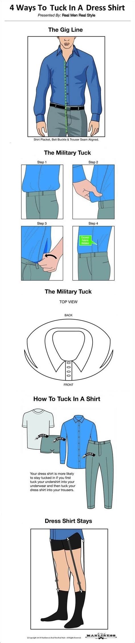 Fashion Infographic Fashion Infographic 4 Ways To Tuck In A Dress