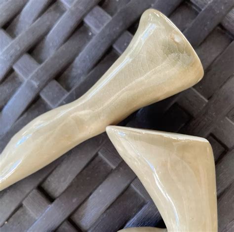 Mavin Vintage Nude Posing Legs Salt Pepper Shaker Set