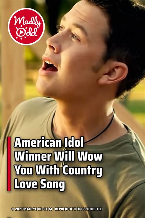 American idol winner will wow you with country love song – Artofit