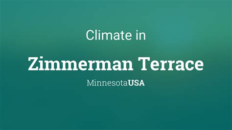 Climate & Weather Averages in Zimmerman Terrace, Minnesota, USA