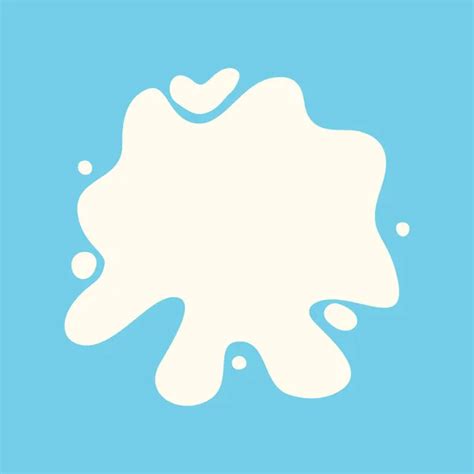 Milk Label Vector Milk Splash And Blot Design Shape Creative Illustration Stock Vector Image