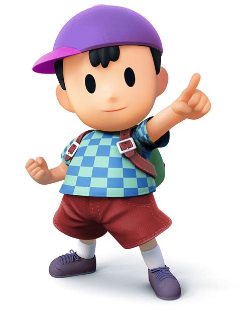 Ness Color Swap From Super Smash Bros For 3ds And Wii U Illustration