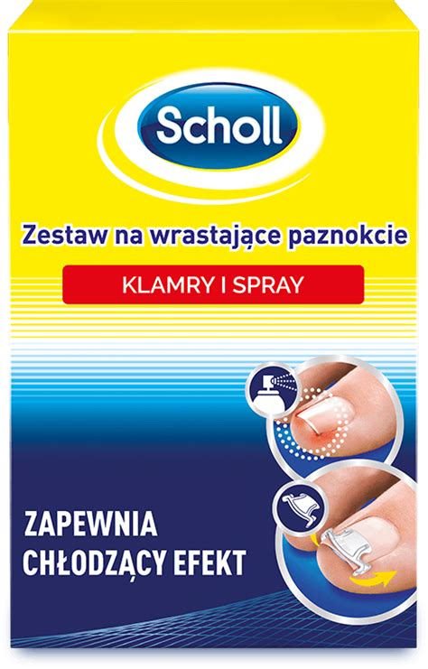 Scholl Zestaw Na Wrastaj Ce Paznokcie Spray Ch Odz Cy Klamry X