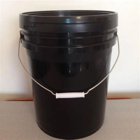 19 Liter5 Gallon Round Paint Plastic Bucketpail Drum With Lid And