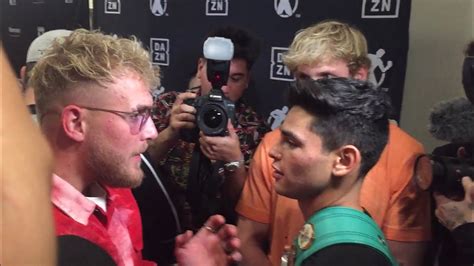 Ryan Garcia Embraced By Logan And Jake Paul After 1 Minute And 20 Second Knockout Of The Year Youtube