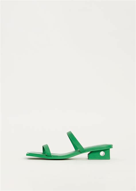 Issey Miyake X United Nude Block Sandal Green ShopStyle